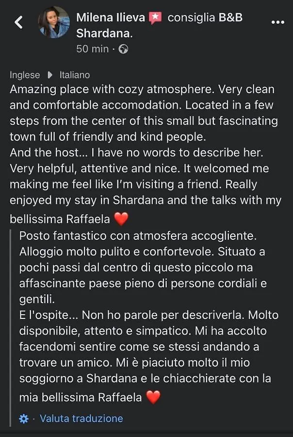Bed & Breakfast B&B Shardana Sennori Italia